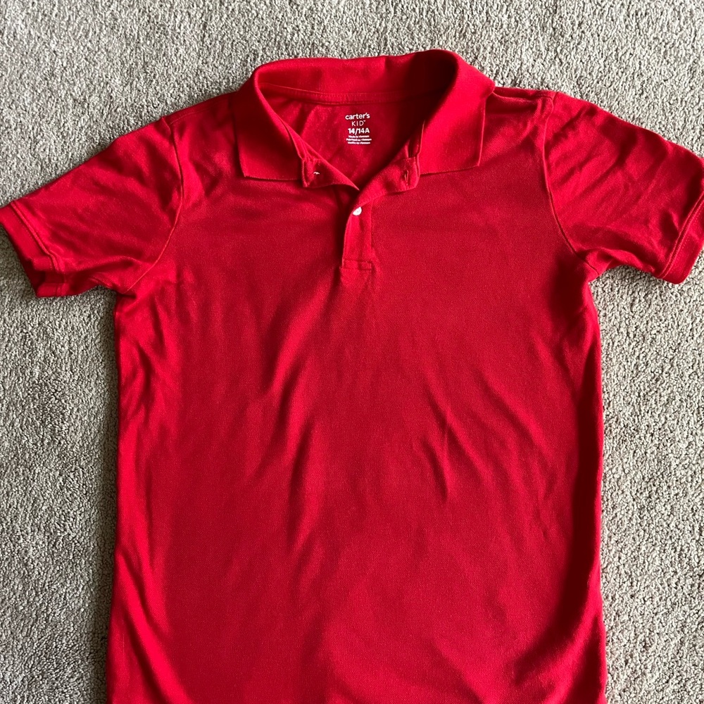 Carter's Red Boys Polo Shirt